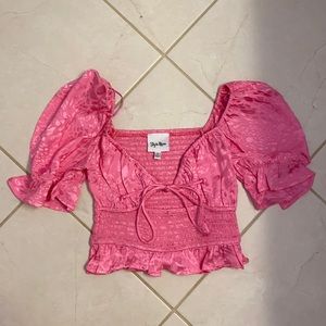 ISABELLES CABINET hot pink top